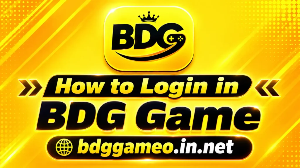 BDG Game Login
